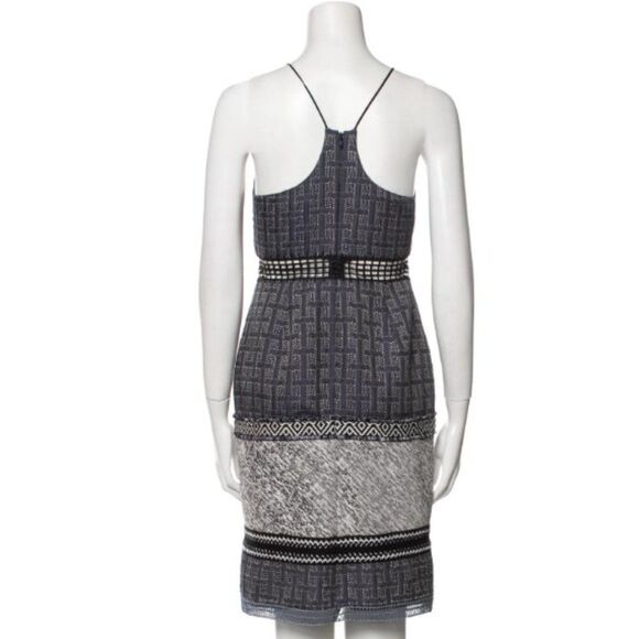 $735 JONATHAN SIMKHAI Blue Halter Midi Dress SZ 2 - Picture 7 of 13